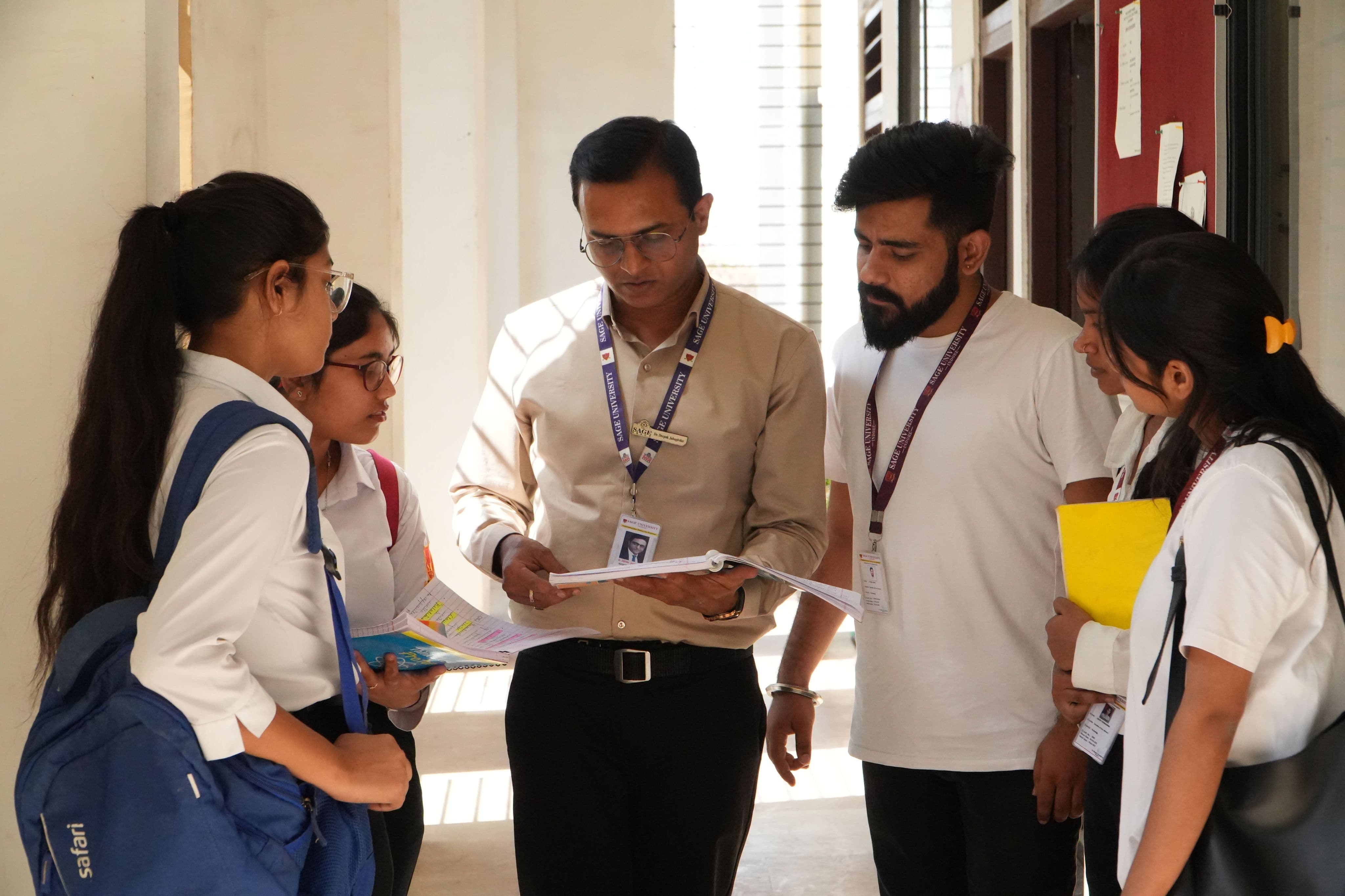 SAGE University Indore Class photo 3